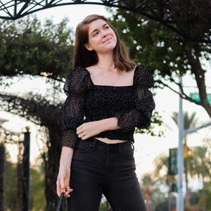 Lucy Paris Dorothy Smocked Top